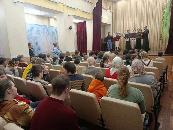 Пасхальный концертв школе интернате слепоглухонемых г. Сергиев Посад